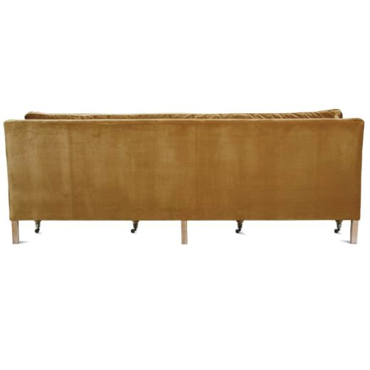 Picture of 90” Quick Ship Madeline Sofa - Antiqued Amber Velvet